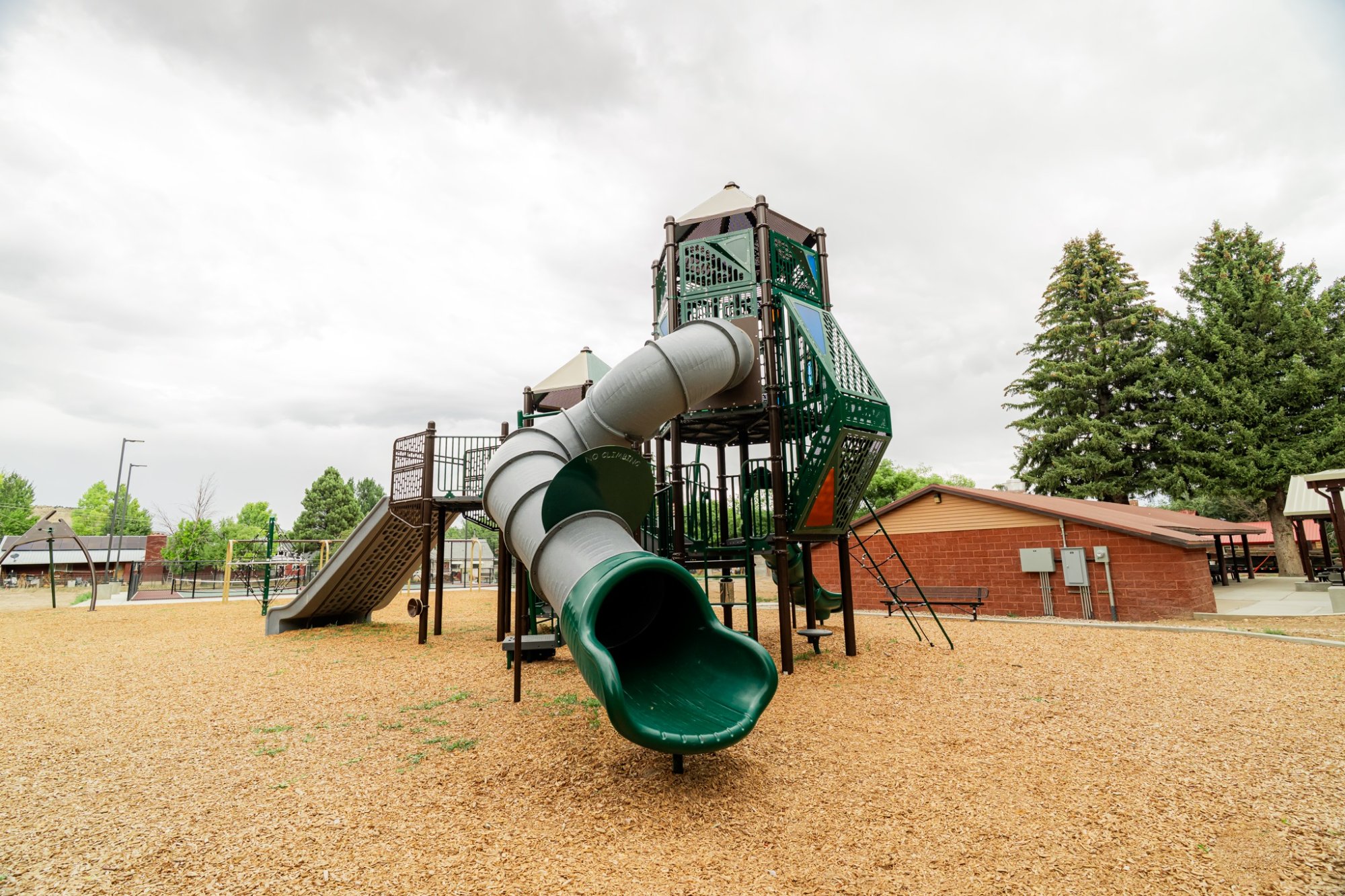 Family playground in Tropic Utah